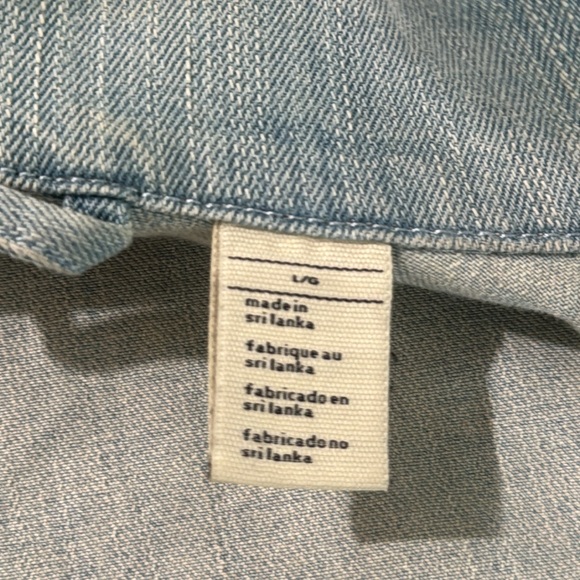 Levi Strauss & CO. Lightning Bolts Chevron Patches Light Wash Denim Jacket Large - Picture 8 of 11